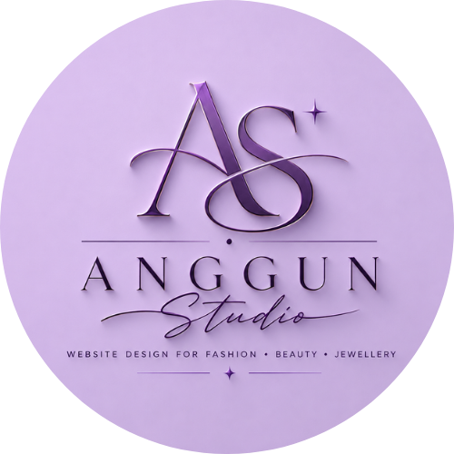 anggun studio logo circle