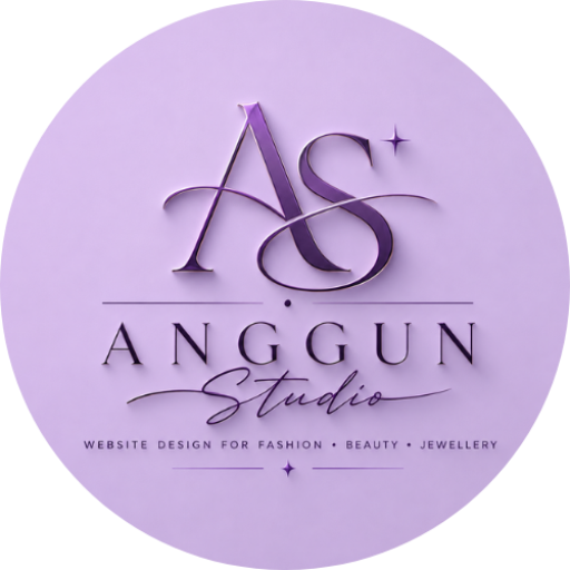anggun studio logo circle